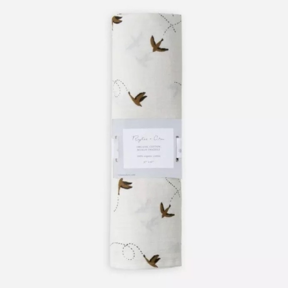 RYLEE CRU Sparrow Organic Muslim Cotton Swaddle